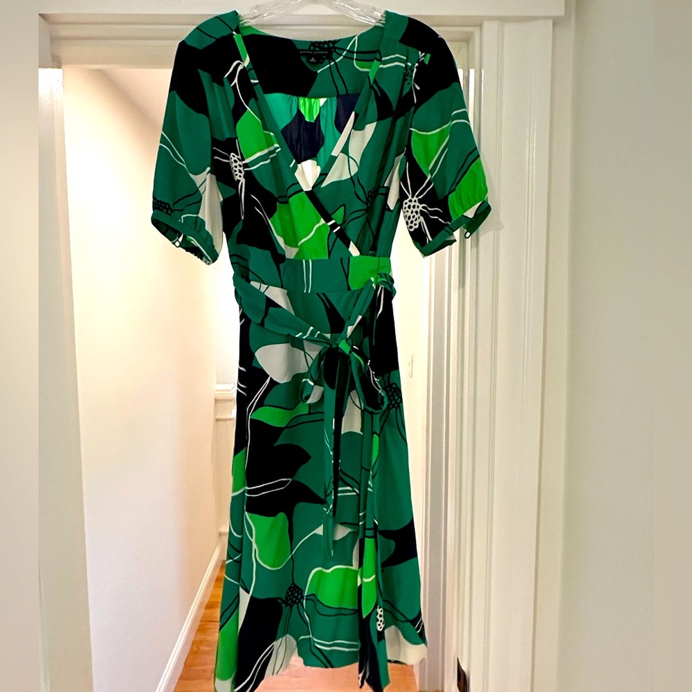 Silk Banana Republic Wrap Dress, size 8